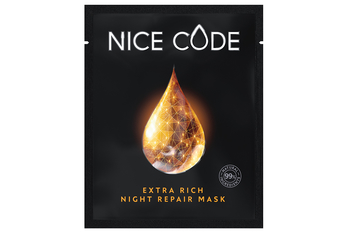 ТКАНЕВАЯ МАСКА EXTRA RICH NIGHT REPAIR (Маска ночного ухода для обновления кожи) - NICE CODE (Косметика) - greenwaygoods.ru